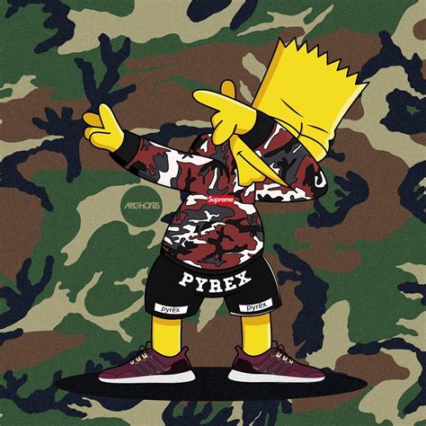 bart simpson wearing supreme gucci jordans the s|simpsons gucci desktop wallpaper.